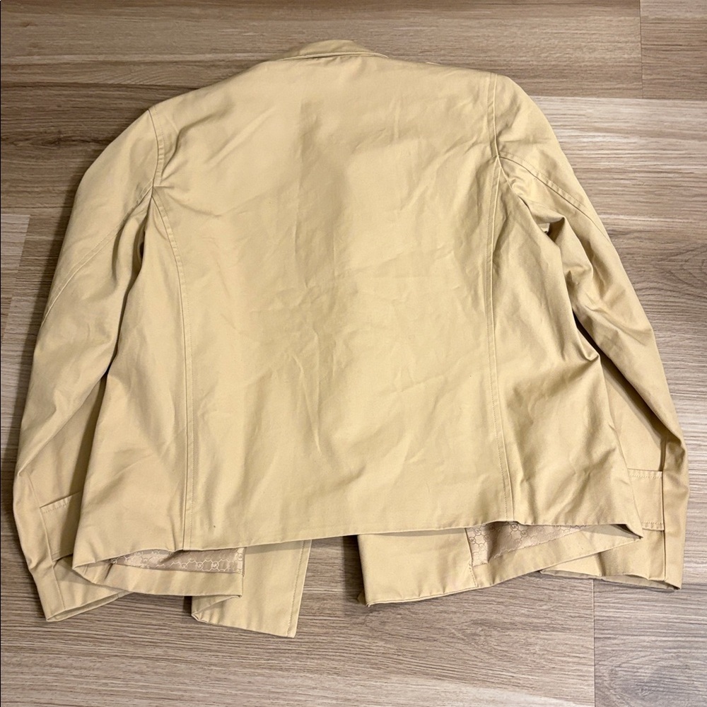 Michael Kors Short Double-Breasted Trench Coat Petite Small - Picture 9 of 13